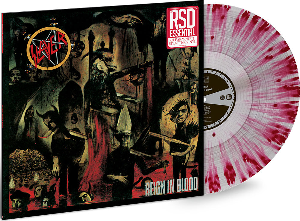 Slayer - REIGN IN BLOOD Clear w/ Red Splatter INDIE | Mint (M) Mint (M)-