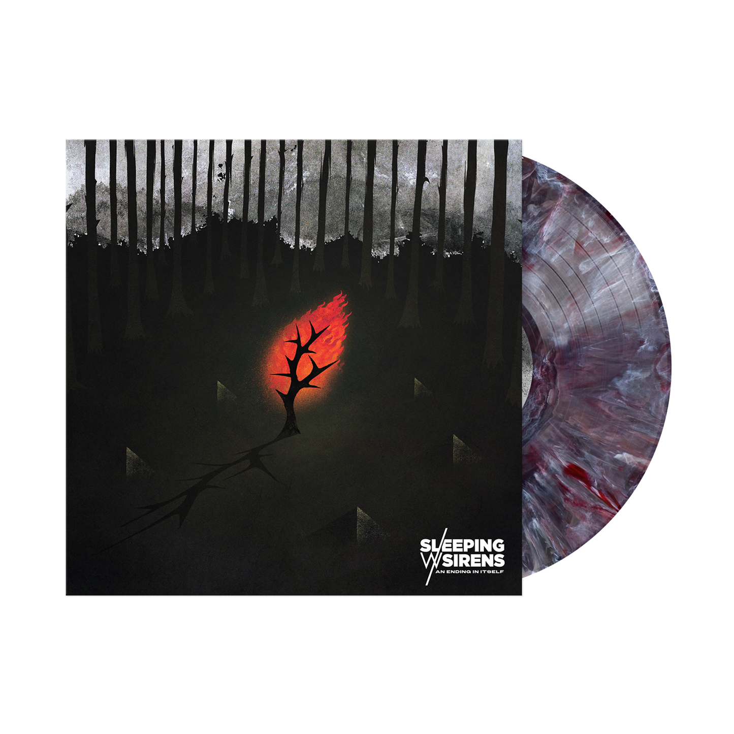 Sleeping With Sirens - An Ending In Itself (Black/White/Red Swirl VINYL) | Mint (M) Mint (M)-