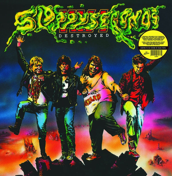 Sloppy Seconds - Destroyed (Green VinylLP) | Mint (M) Mint (M)-