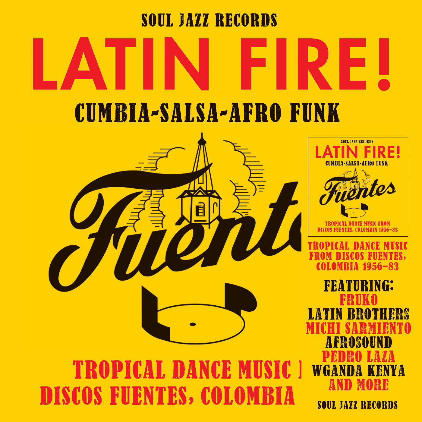 Various Artists - Latin Fire! Cumbia–Salsa–Afro-Funk (2x VINYL) | Mint (M) Mint (M)-