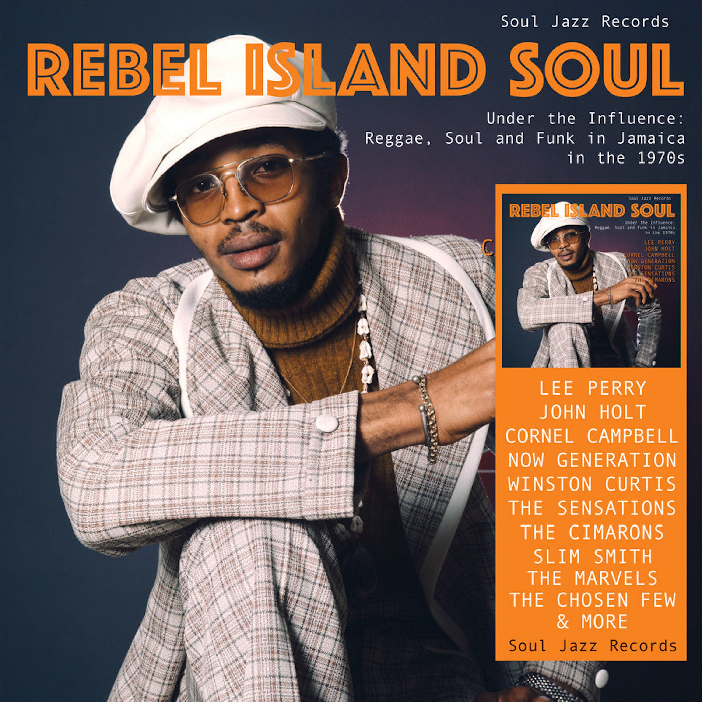 Soul Jazz Records Presents - (PRESALE 6/26/26) REBEL ISLAND SOUL – Under The Influence: Reggae, Funk & Soul In Jamaica in the 1970s (GATEFOLD DDL 2xVINYL) | Mint (M) Mint (M)-