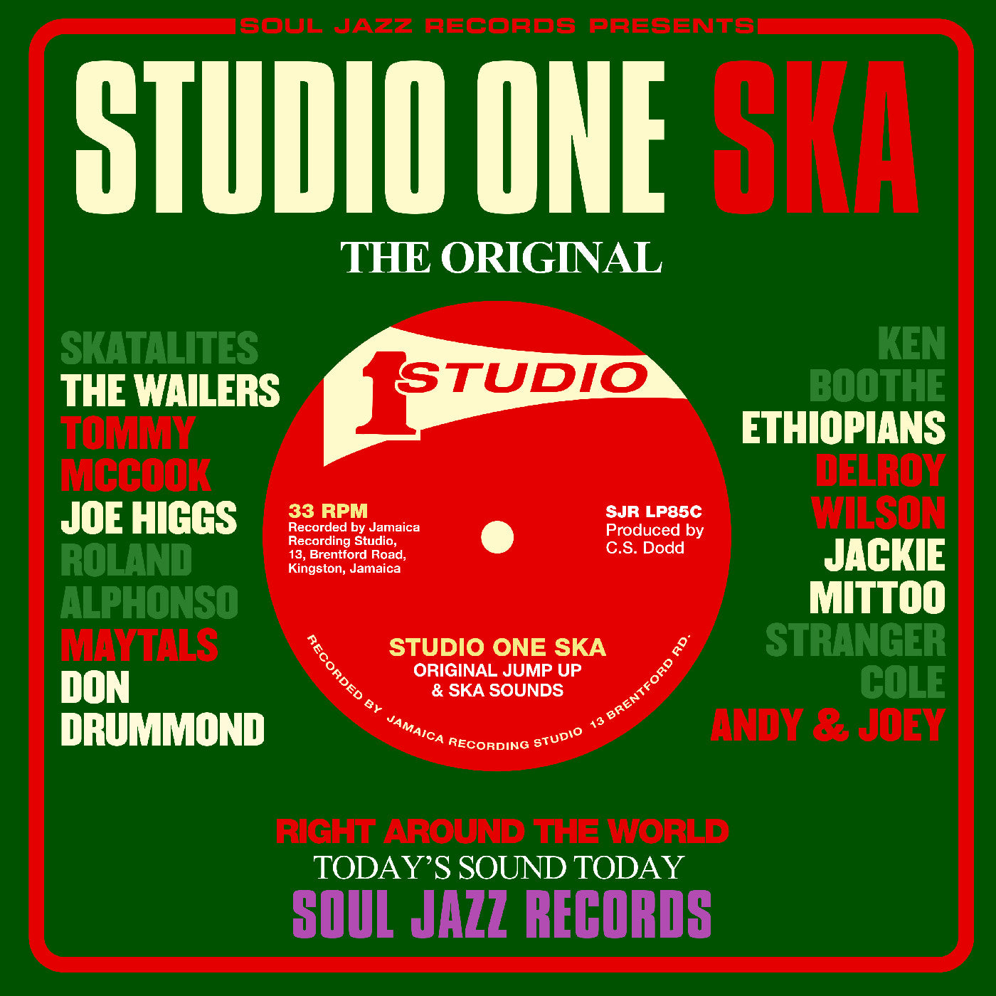 Soul Jazz Records Presents - (PRESALE 6/26/26) STUDIO ONE SKA (NEW CARD WALLET EDITION CD) | Mint (M) Mint (M)-