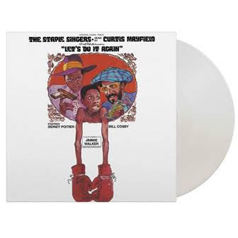 Curtis Mayfield and The Staple Singers - Let's Do It Again (Soundtrack) (Ltd WHITE 180 Gram Audiophile VINYL, numbered to 750, import) | Mint (M) Mint (M)-