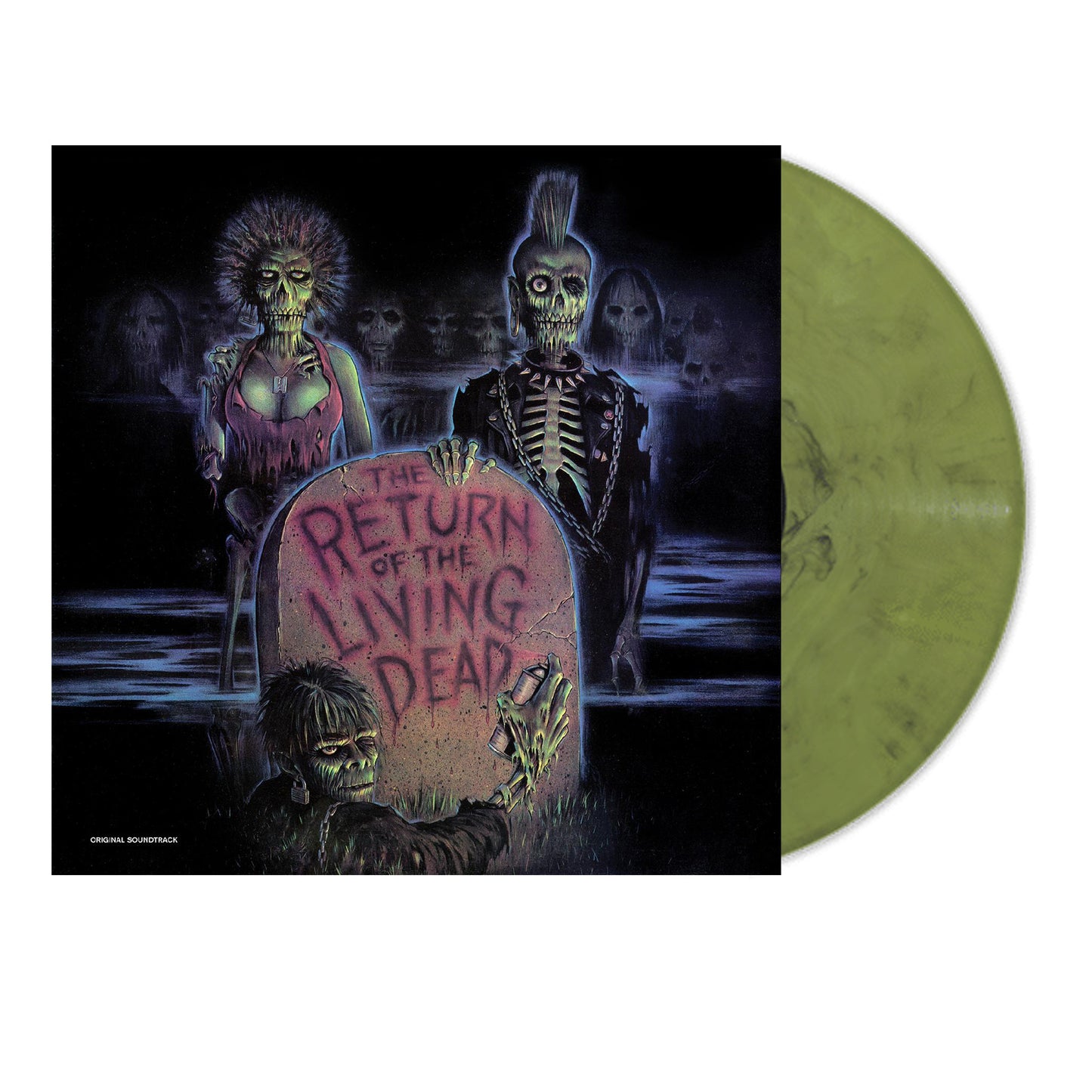 Various Artists - The Return Of The Living Dead--Original Soundtrack (Green W/ Black "Toxic Waste" ViNYL) | Mint (M) Mint (M)-