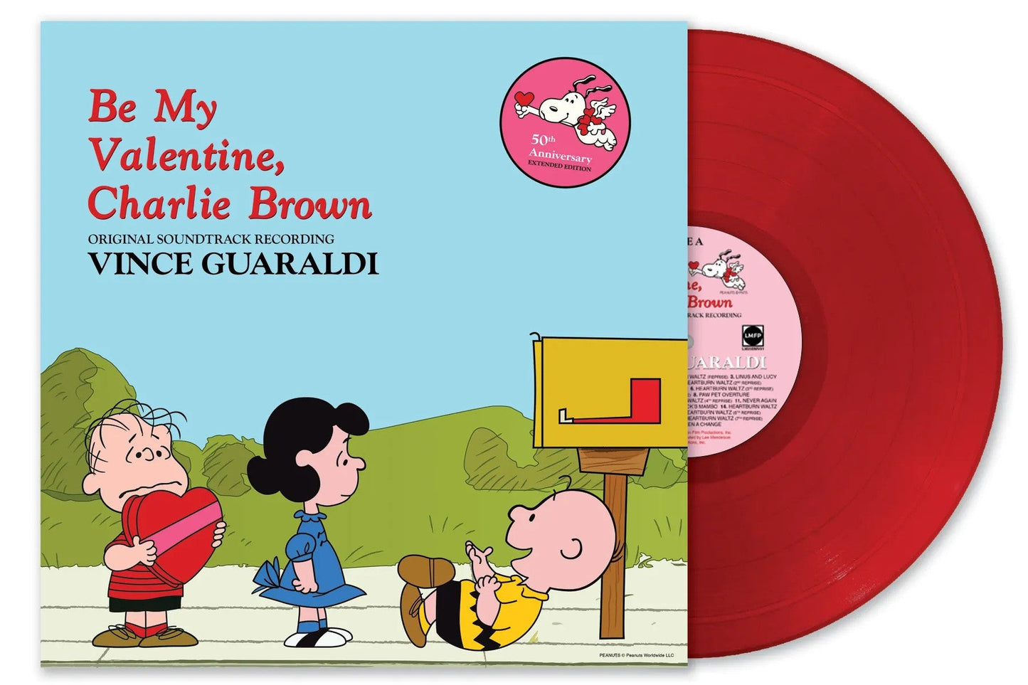 Vince Guaraldi - Be My Valentine, Charlie Brown: 50th Anniversary (IEX | "HEARTBURN" RED VINYL) | Mint (M) Mint (M)-