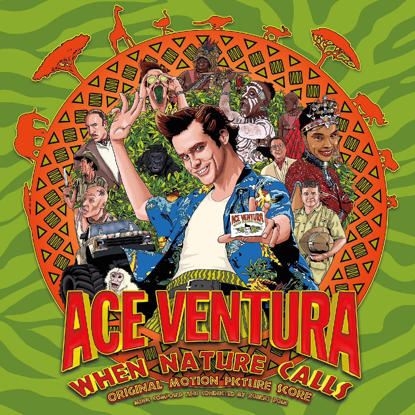 Various Artists - Ace Ventura: When Nature Calls - Original Motion Picture Score (INDIE EXCLUSIVE, RED, WHITE & BLUE VINYL) |-