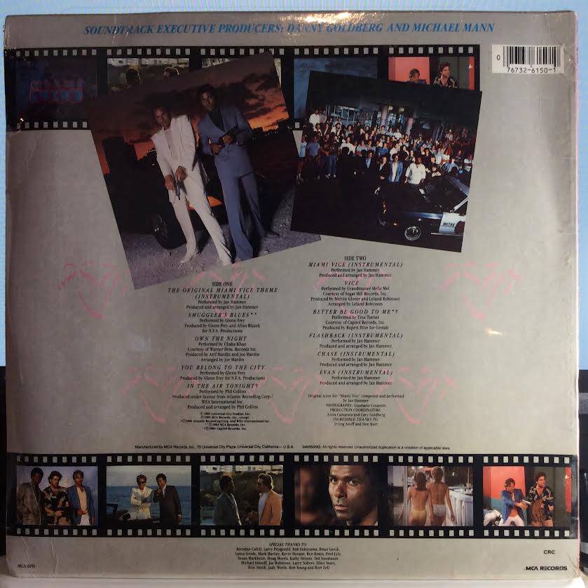 Miami Vice - Music From The Television Series (VINYL) | Mint (M) Excellent (EX)-