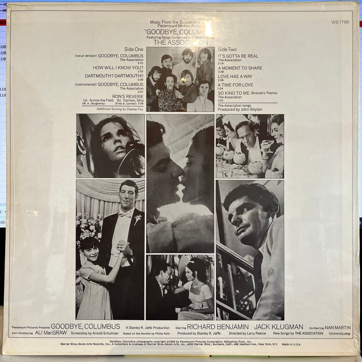 Music From The Sound Track Of The Paramount Motion Picture "Goodbye, Columbus" *SEALED* | Mint (M) Mint (M)-