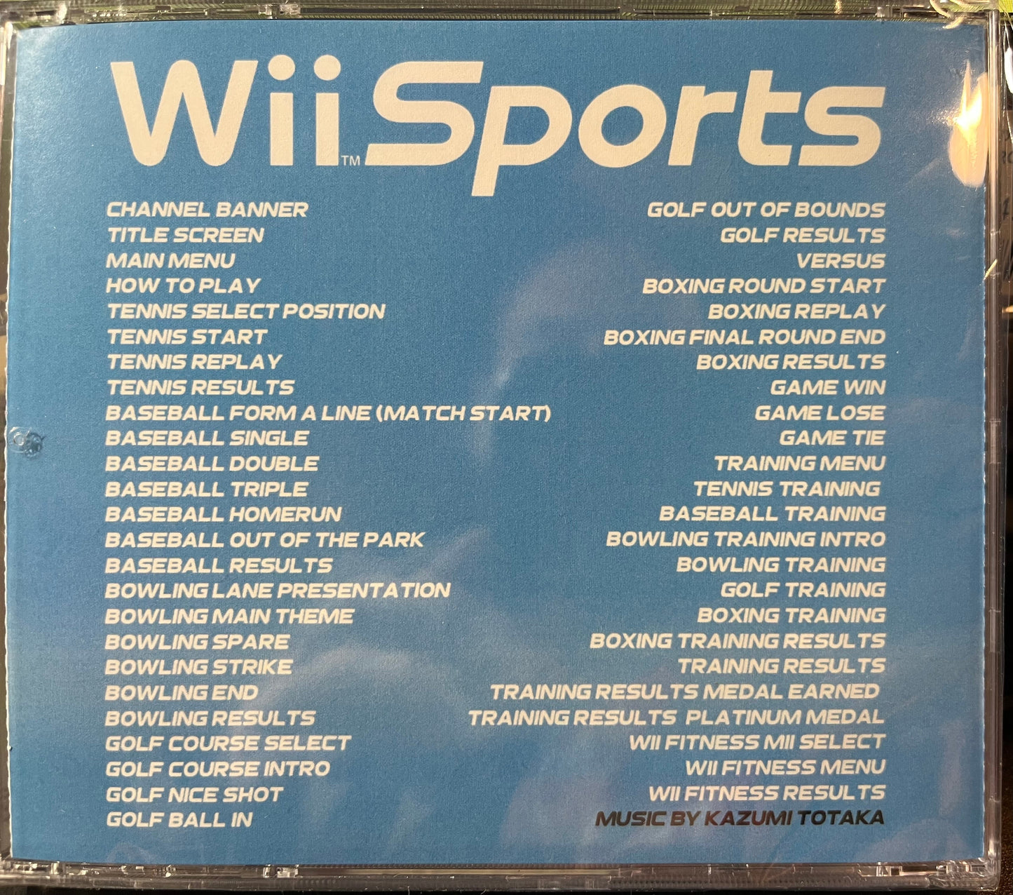 Kazumi Totaka - Wii Sports (PROMO CD) | Mint (M) Mint (M)-