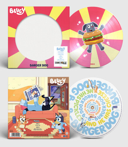 Bluey - Burger Dog / Bluey Theme Tune (Burger Dog Version)(2025 RSD Exclusive, Limited Edition, 7" Picture Disc Vinyl) | Mint (M) Mint (M)-