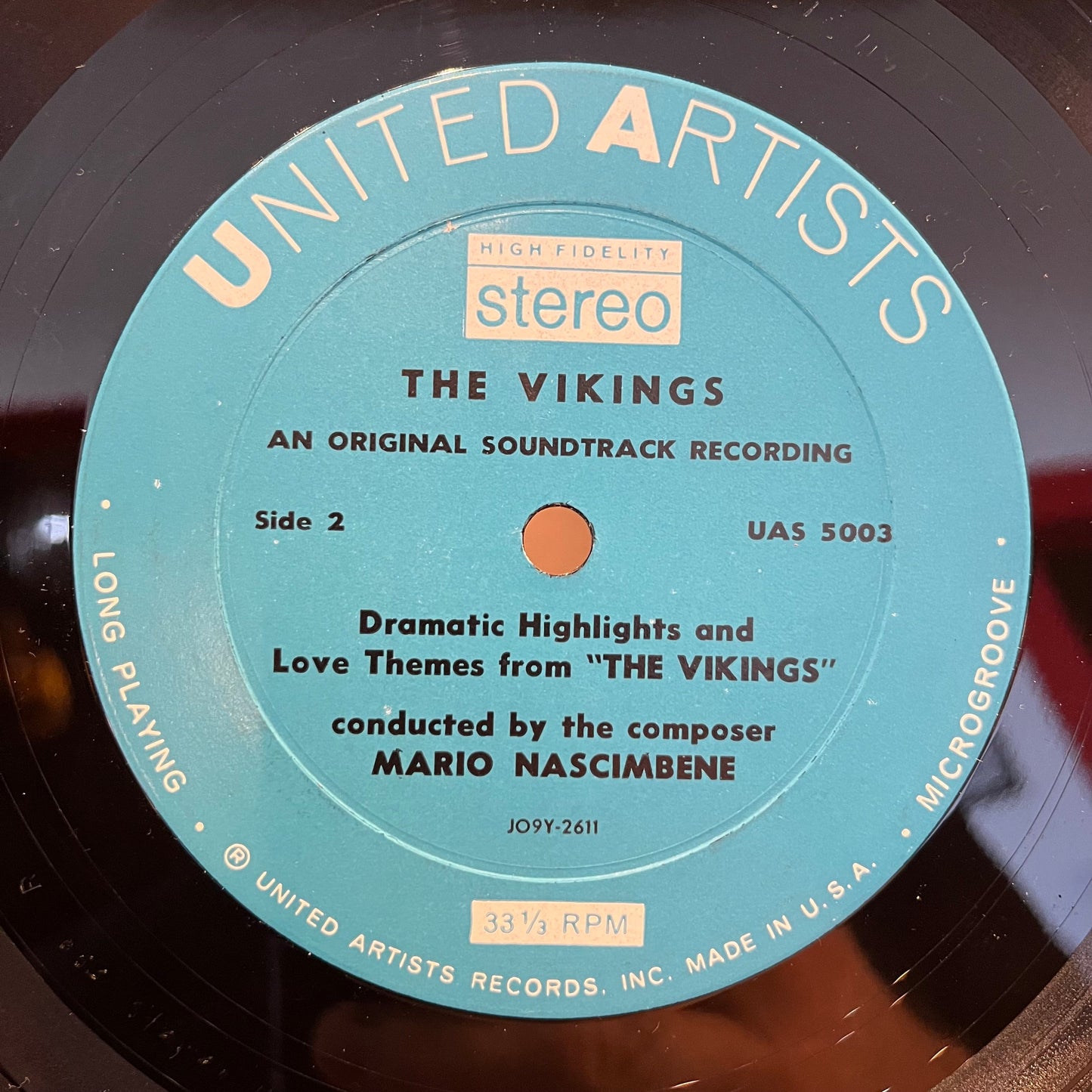 Mario Nascimbene - The Vikings (Original Music From The Motion Picture Sound Track) | Excellent (EX) Excellent (EX)--