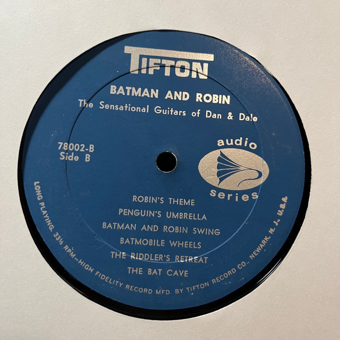 The Sensational Guitars Of Dan & Dale - Batman And Robin (VINYL LP TIFTON 78002 1966) | USED Good Plus (G+) Very Good (VG)--