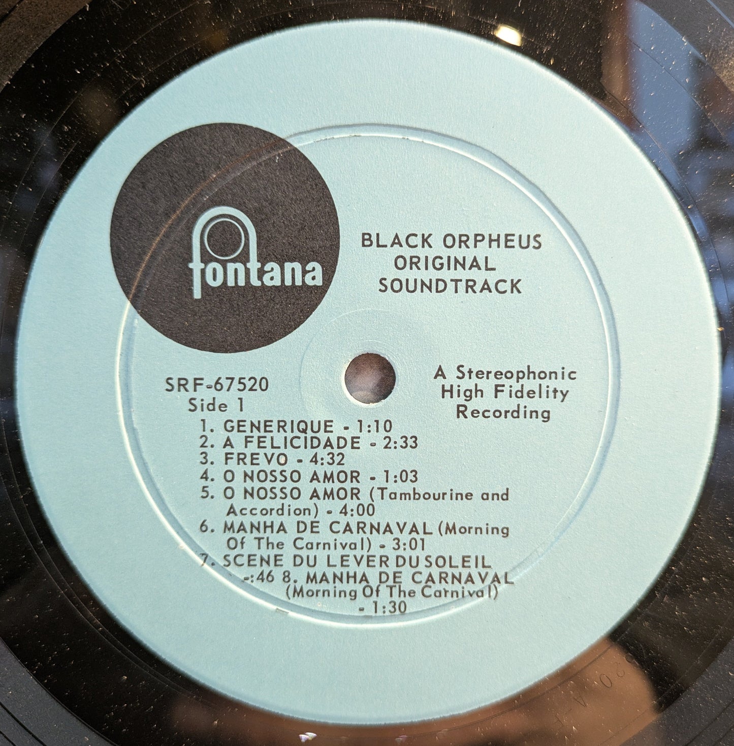 Various - The Original Sound Track From The Film Black Orpheus (VINYL) | Near Mint (NM) Excellent (EX)-