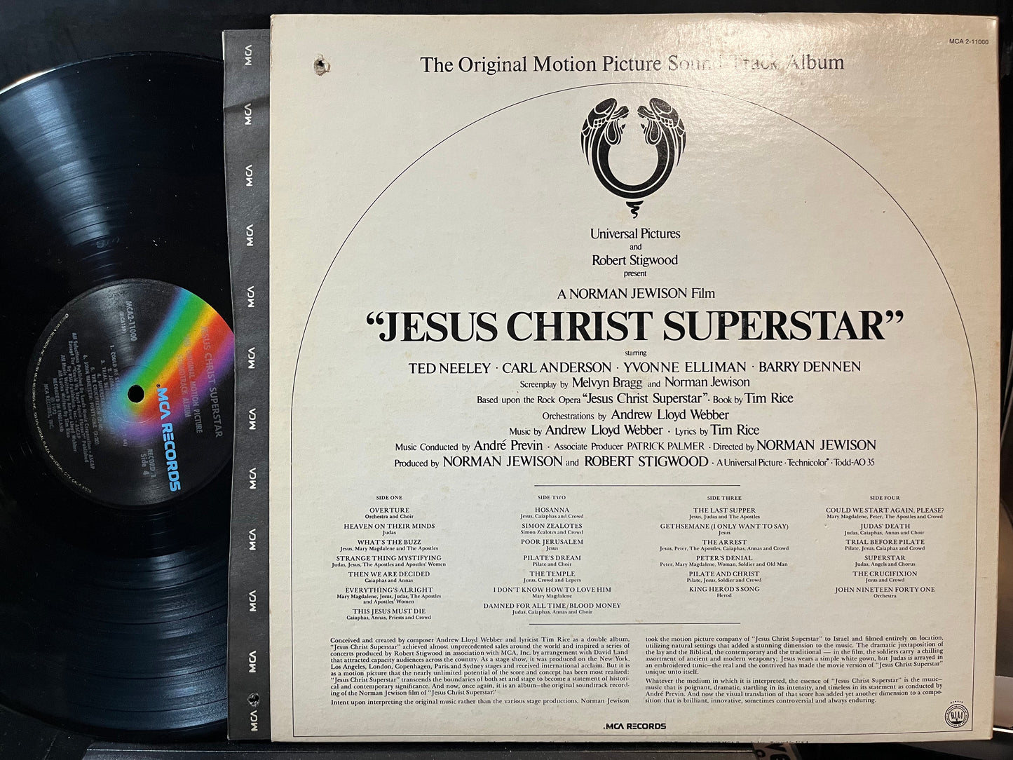 Various - Jesus Christ Superstar (VINYL 2xLP MCA MCA2-11000 1973) | USED Near Mint (NM or M-) Excellent+ (EX+)--