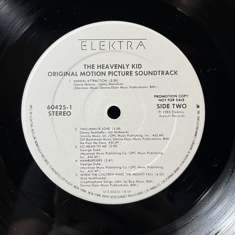 Various - The Heavenly Kid (Original Motion Picture Soundtrack) (VINYL) | Near Mint (NM) Excellent (EX)--