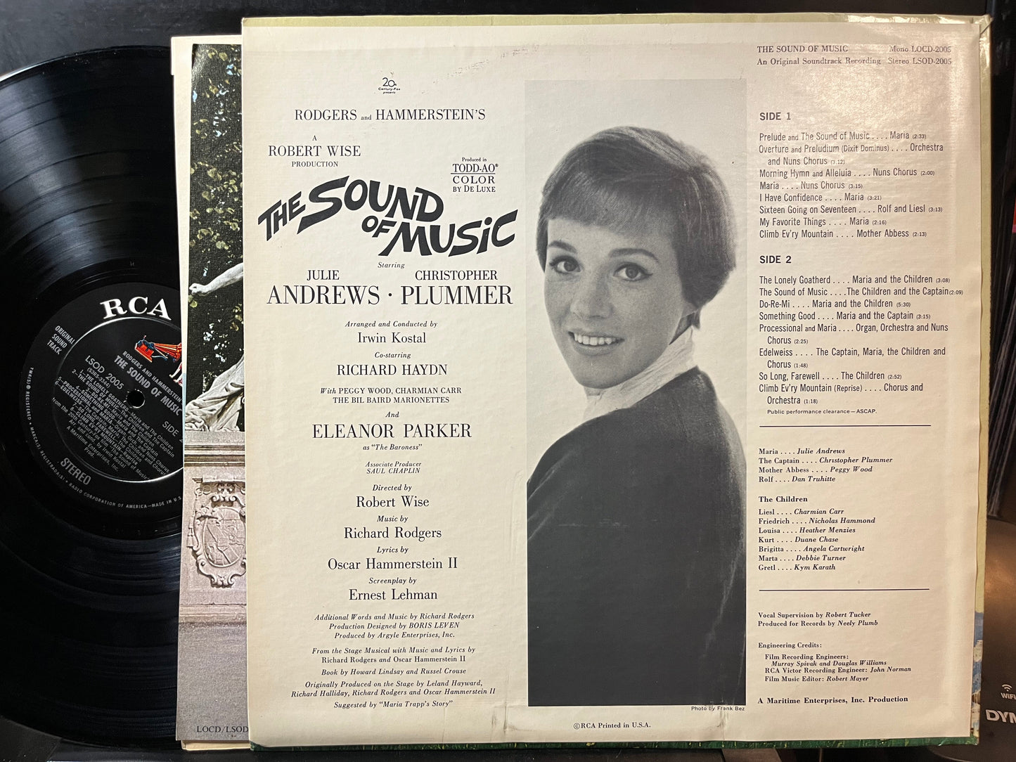 Rodgers And Hammerstein / Julie Andrews, Christoph - The Sound Of Music (An Original Soundtrack Recording) (VINYL LP) | Near Mint (NM or M-) Excellent (EX)-