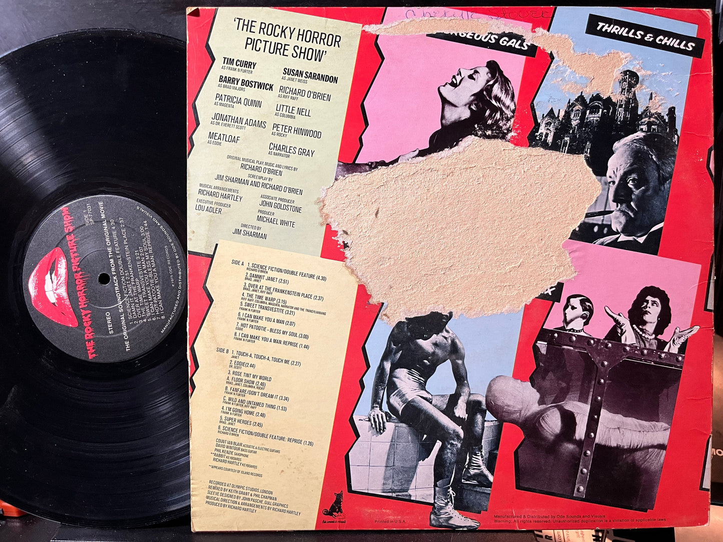 "The Rocky Horror Picture Show" Original Cast - The Rocky Horror Picture Show (VINYL) | Very Good Plus (VG+) Very Good (VG)-