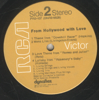 Various - From Hollywood With Love | Mint (M) Near Mint (NM)-