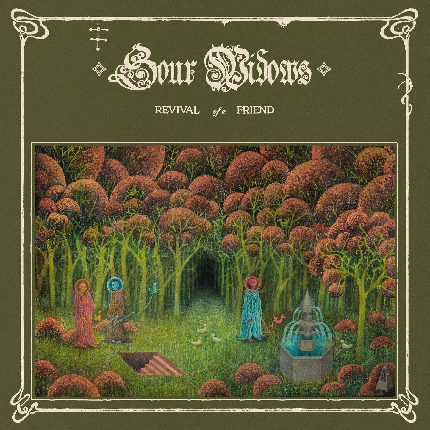 Sour Widows - Revival Of A Friend ("Insomnia" Red Base, Black Marble, Purple Splatter VINYL) | Mint (M) Mint (M)-
