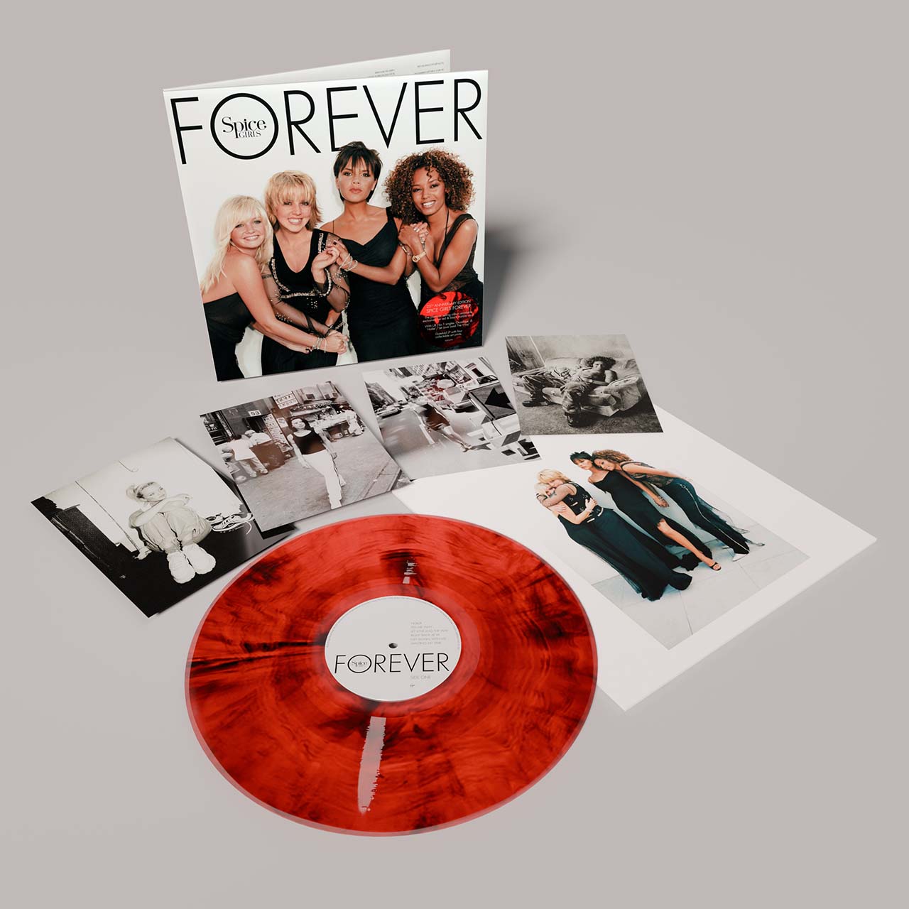 Spice Girls - Forever 25 (Red/Black Marble VINYL) | Mint (M) Mint (M)-
