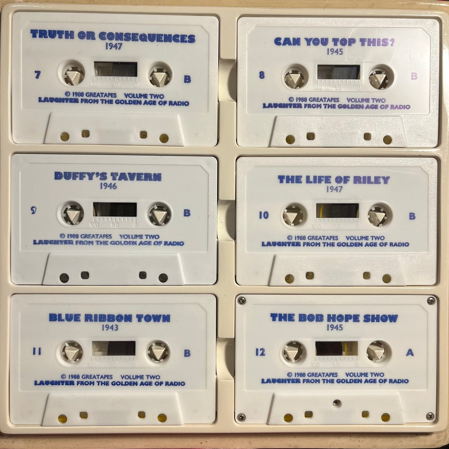 Various - Laughter From The Golden Age Of Radio *12xCASSETTE BOX* | Excellent (EX)--