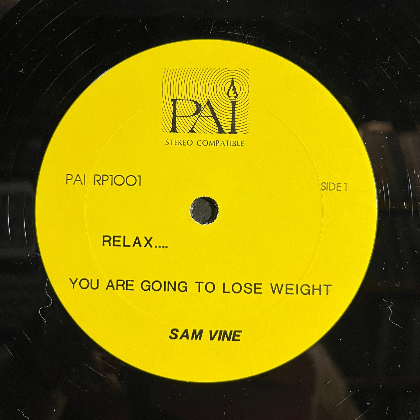 Sam Vine - Relax... You Are Going To Lose Weight | Near Mint (NM) Excellent (EX)--