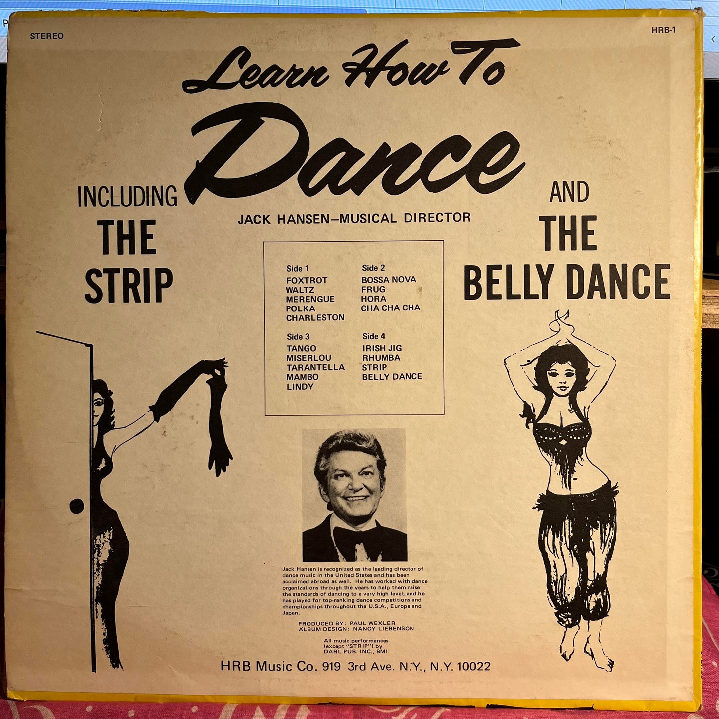 Jack Hansen (4) - Learn How To Dance | Near Mint (NM) Very Good Plus (VG+)--