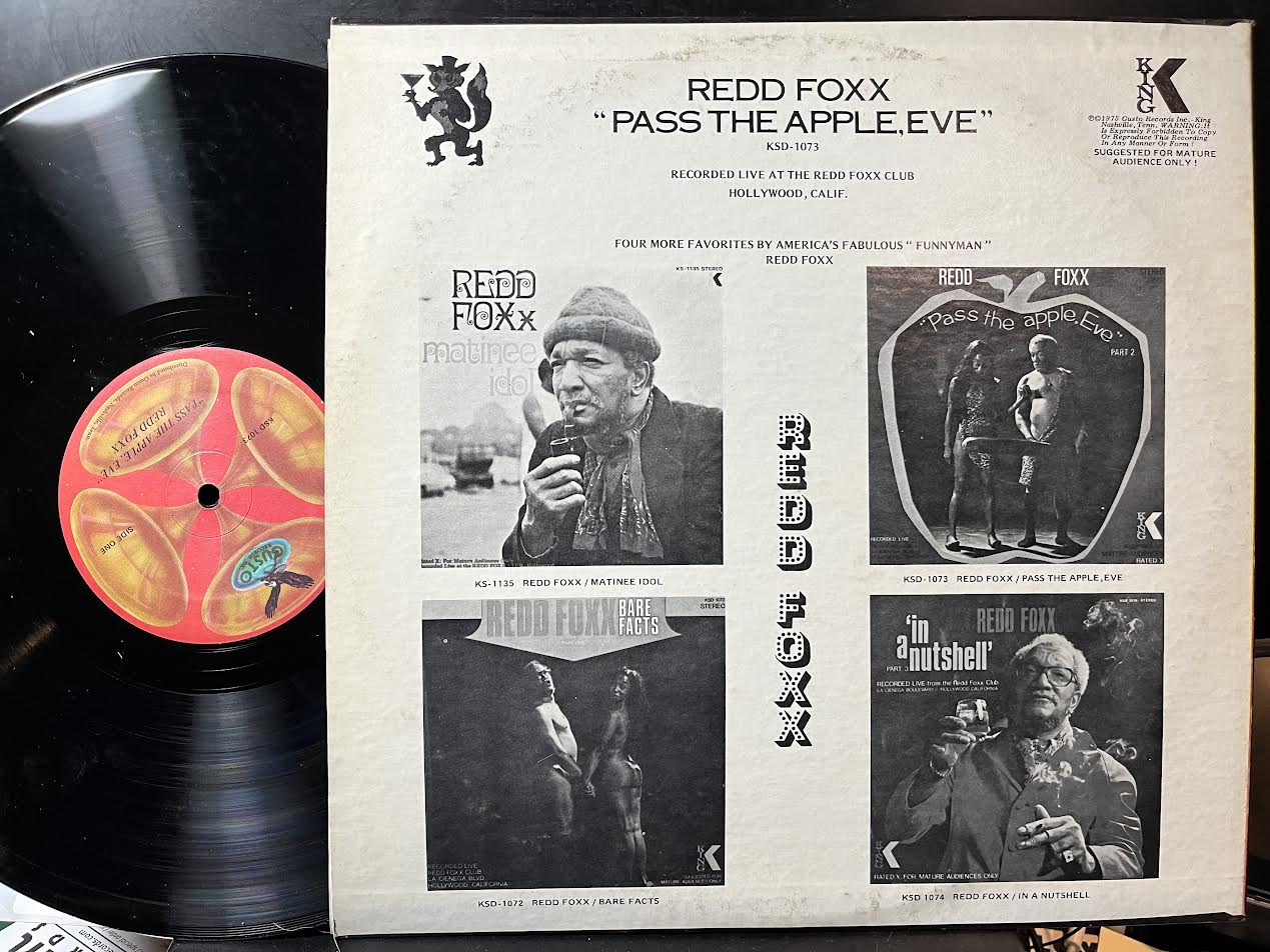 Redd Foxx - Pass The Apple, Eve - Part Two (VINYL) | Near Mint (NM) Excellent+ (EX+)--