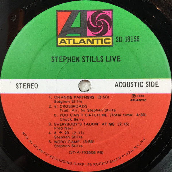 Stephen Stills - Stephen Stills Live | Near Mint (NM) Near Mint (NM)-