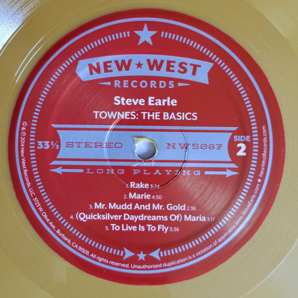 Steve Earle - Townes: The Basics | Mint (M) Mint (M)-