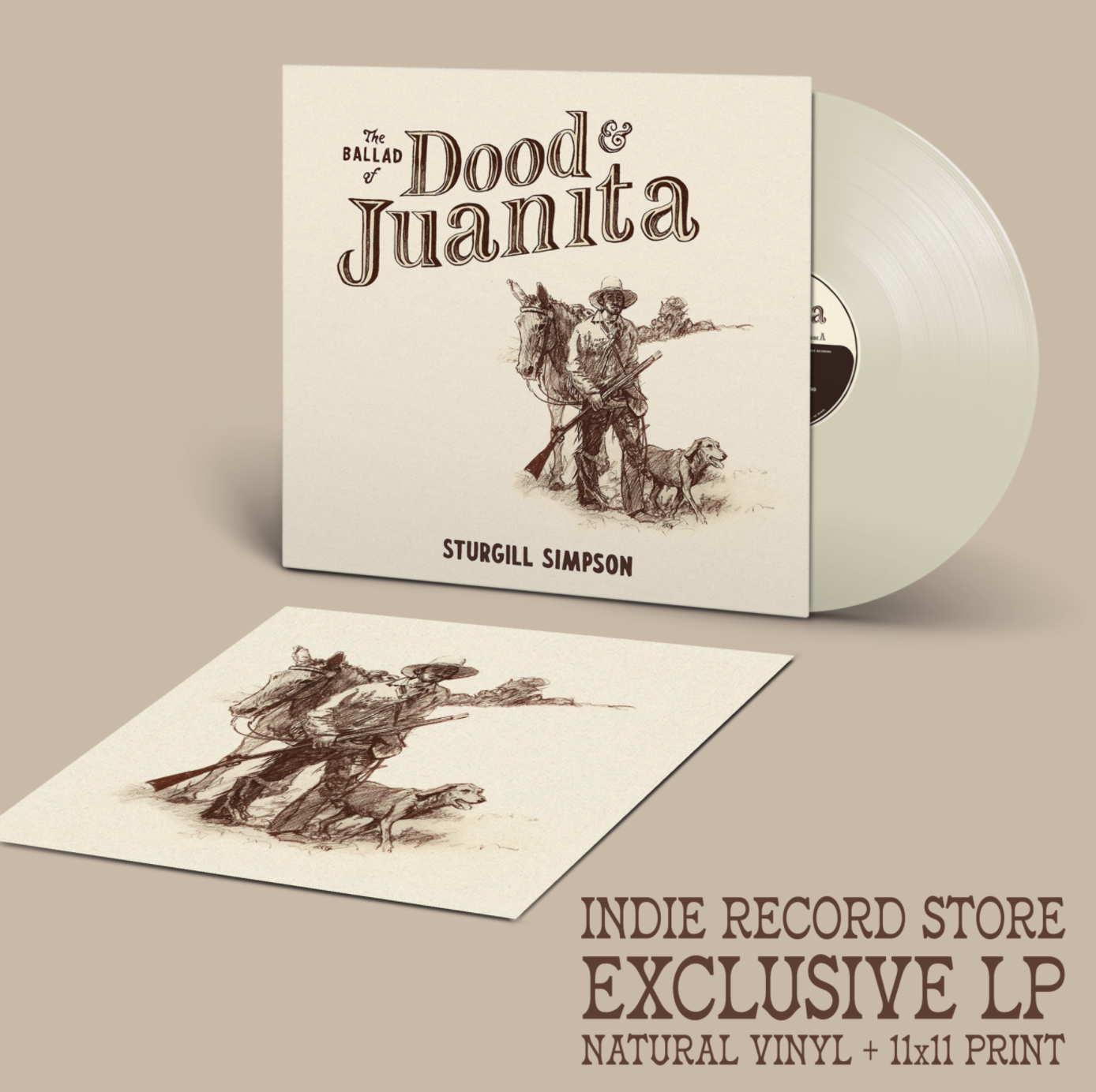 Sturgill Simpson - The Ballad Of Dood & Juanita (IEX: NATURAL CLEAR VINYL) | Mint (M) Mint (M)-