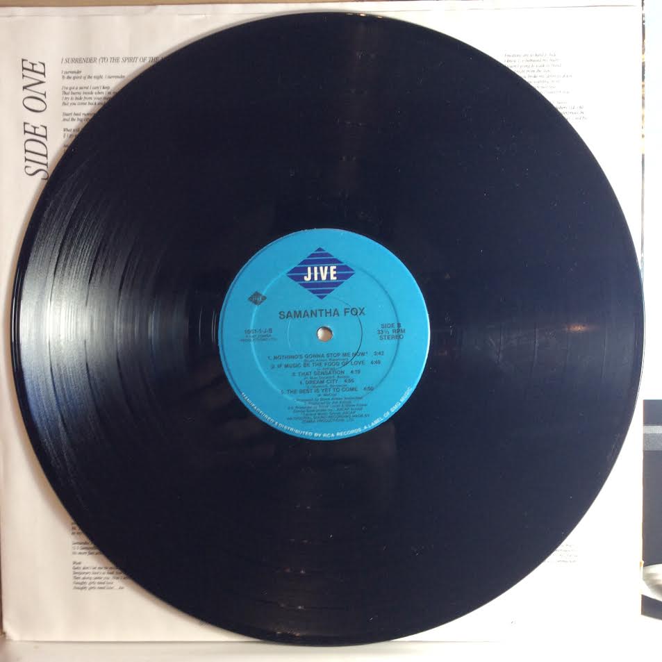 Samantha Fox - Samantha Fox (VINYL) | Near Mint- (NM-) Near Mint (NM)--
