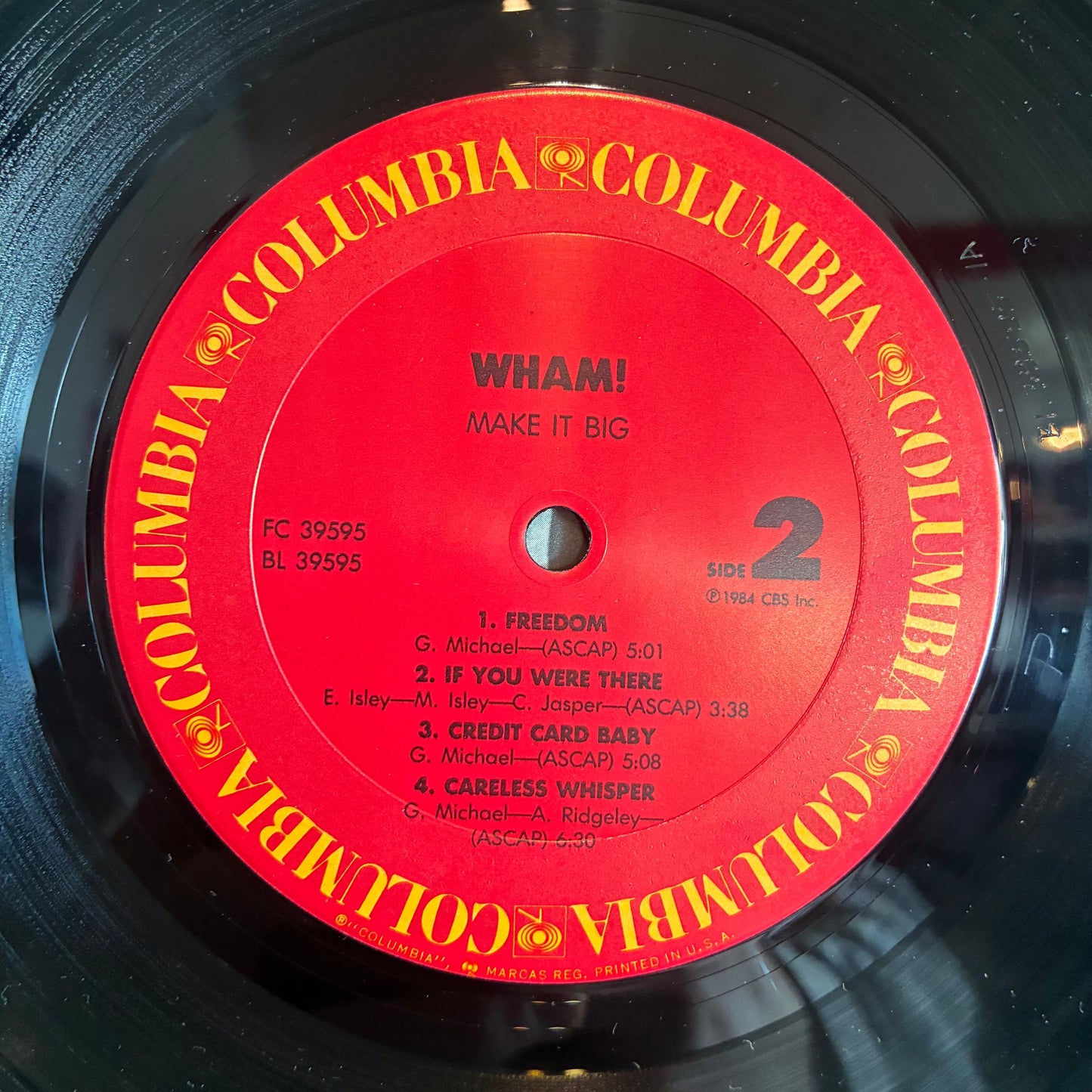 Wham! - Make It Big (VINYL) | Near Mint (NM or M-) Excellent (EX)--