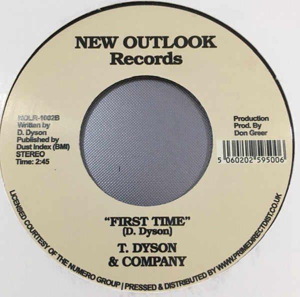 T. Dyson & Company - It’s All Over / First Time (7" VINYL) | Mint (M) Generic-