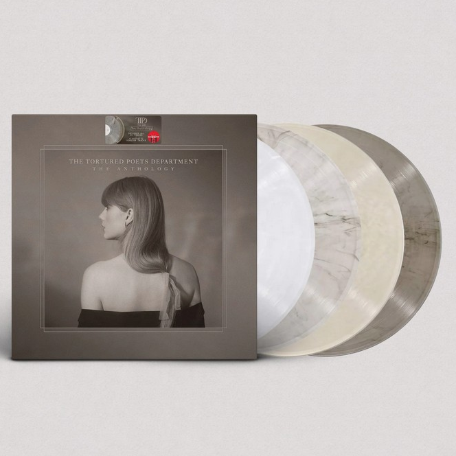 Taylor Swift - The Tortured Poets Department: The Anthology (Limited Edition, Translucent Marbled Colored Vinyl) (4 Lp's) | Mint (M) Mint (M)-