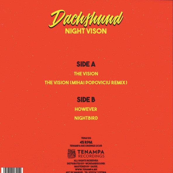 Dachshund - Night Vision (Mihai Popoviciu Remix) (VINYL 12") |--