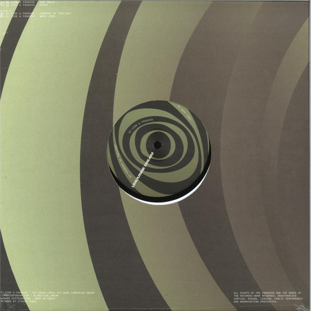 DJ Vibe & Fragoso - The Train (VINYL 12" Limousine Dream LD012 2026) | NEW--