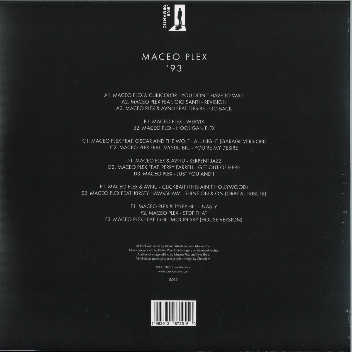Maceo Plex - '93 (3xVINYL) | Mint (M) Mint (M)--