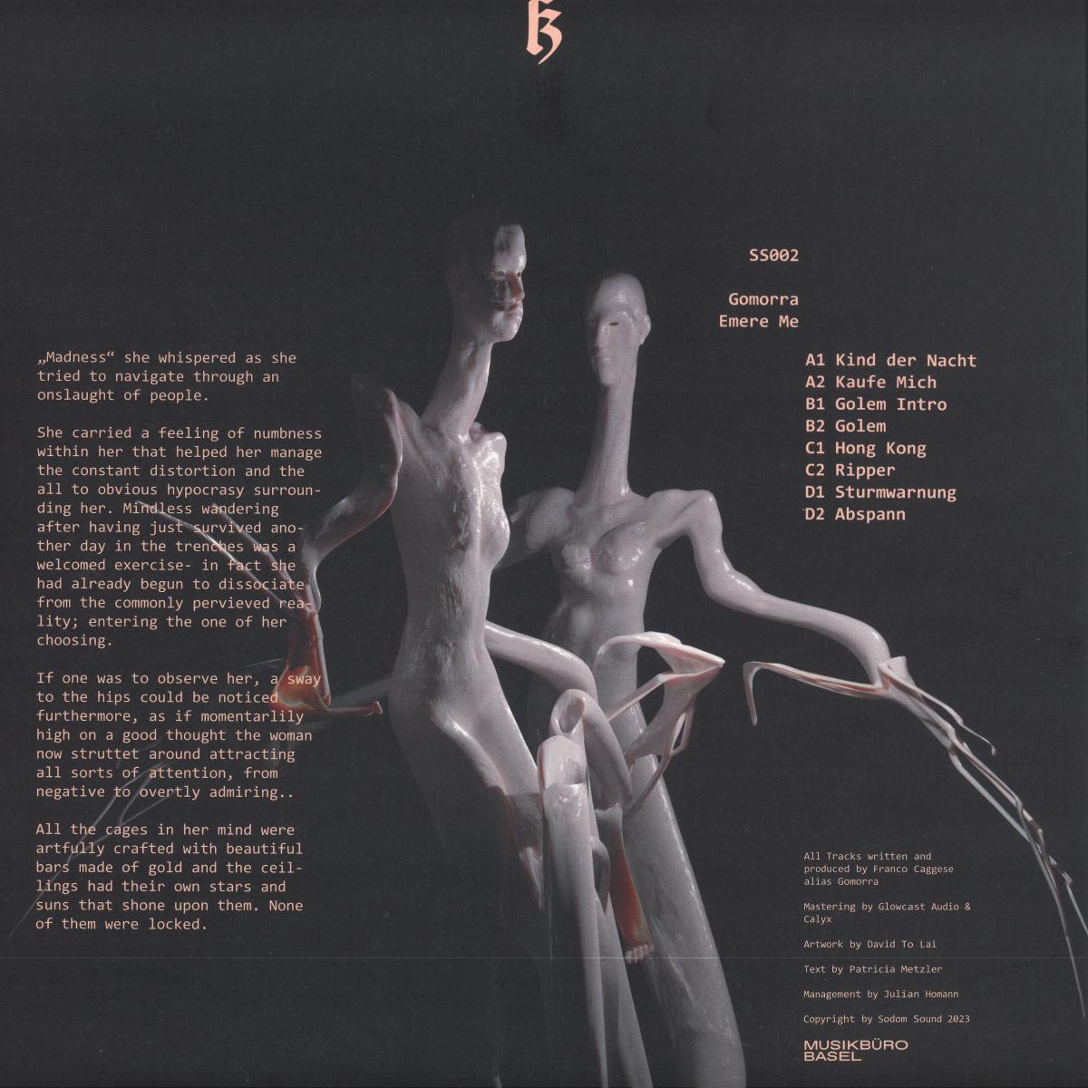 Gomorra - Emere Me (VINYL 2xLP SODOM SOUND SS002) | NEW Mint (M) Mint (M)--
