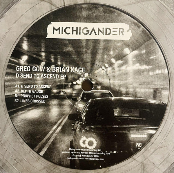 Greg Gow & Brian Kage - D Send To Ascend EP (VINYL) | Mint (M) Mint (M)--
