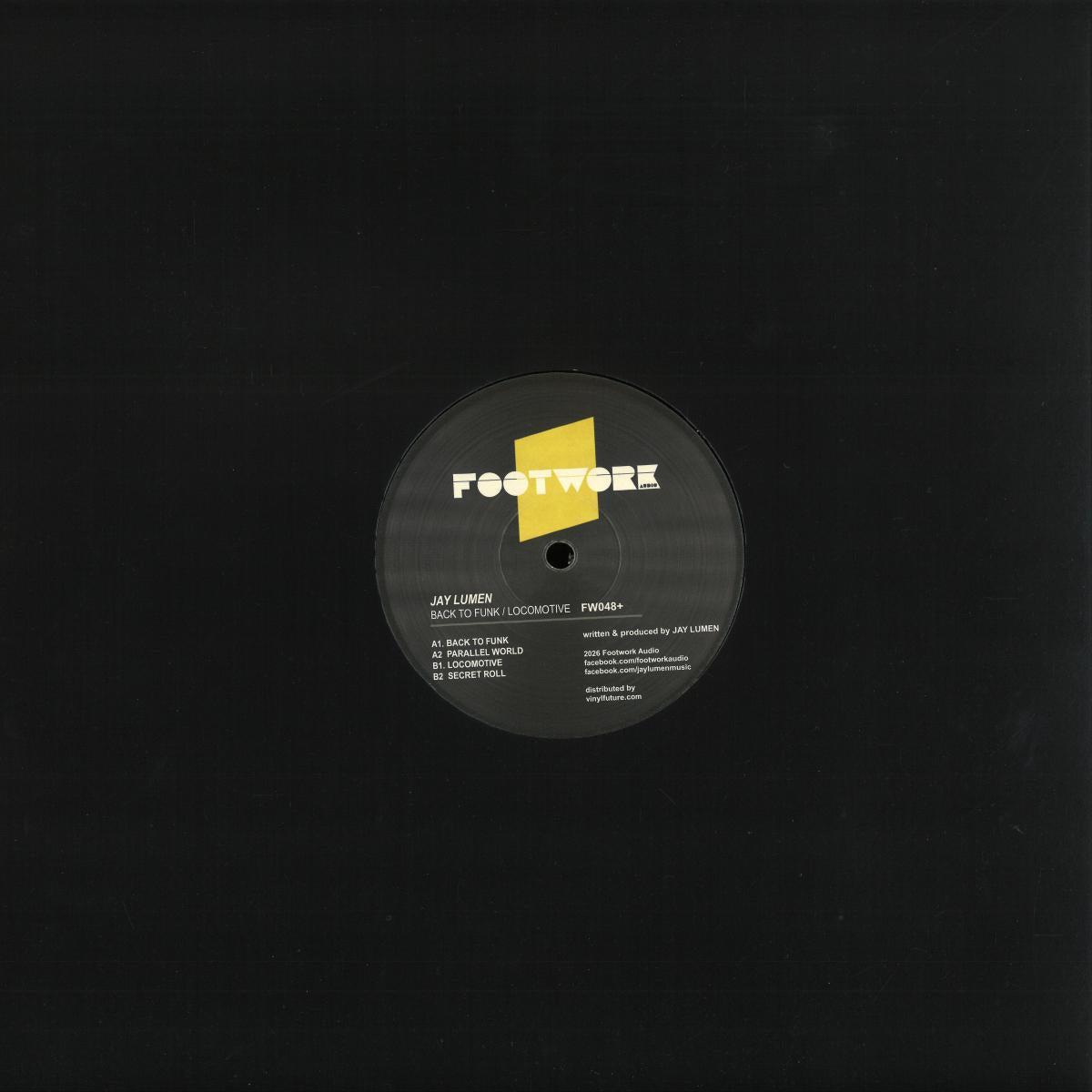 Jay Lumen - Back To Funk / Locomotive (VINYL 12" Footwork FW048) | NEW Mint (M) Mint (M)--