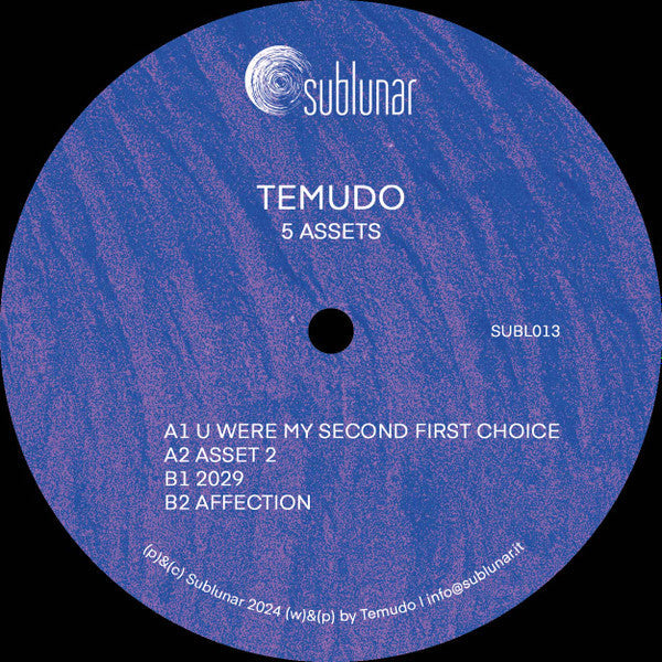Temudo - 5 Assets (VINYL) | Mint (M) Generic--