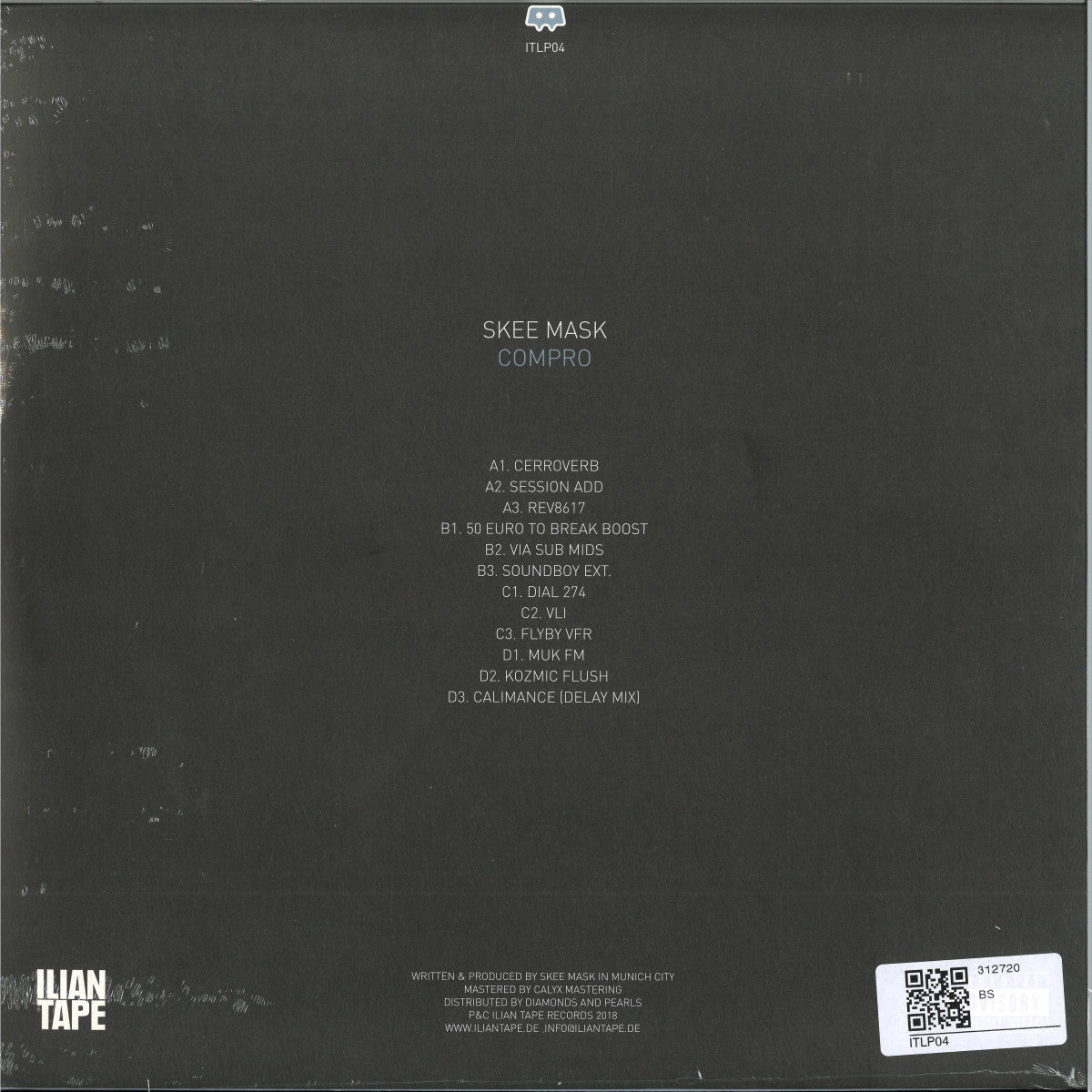 Skee Mask - Compro (VINYL 2xLP Ilian Tape ITLP04 2022) | Mint (M) Mint (M)--