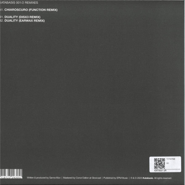 Sanna Mun - Katabasis 001 / 002 Remixes (VINYL) | Mint (M) Mint (M)--