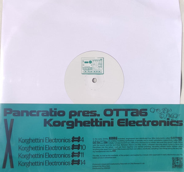 Pancratio (2) - OTTA6 X Korghettini Electronics (VINYL) | Mint (M) Mint (M)--
