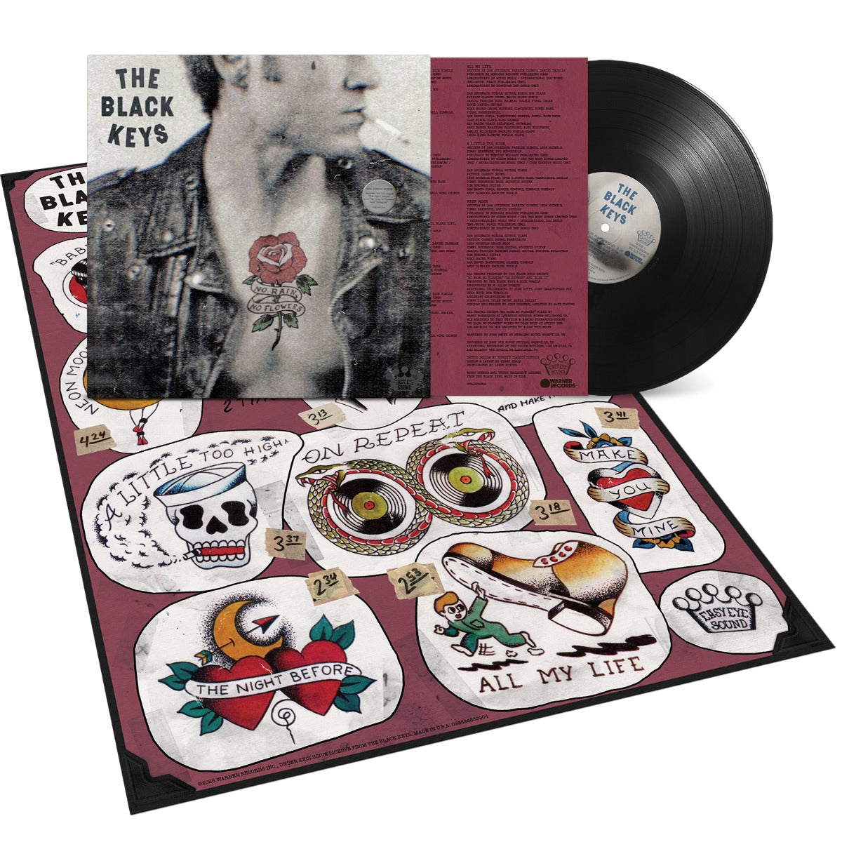 The Black Keys - No Rain, No Flowers ( Black VINYL w/Poster) | Mint (M) Mint (M)-