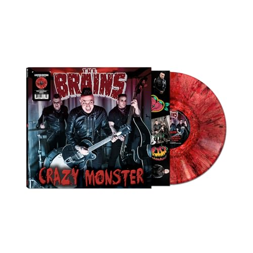 The Brains - Crazy Monster (RED MARBLE VINYL) | Mint (M) Mint (M)-