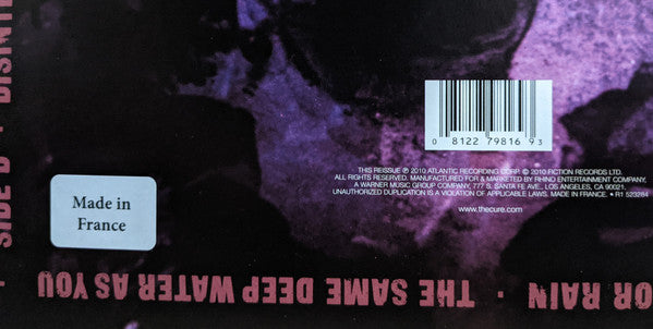 The Cure - Disintegration (180 GRAM VINYL) | Mint (M) Mint (M)-
