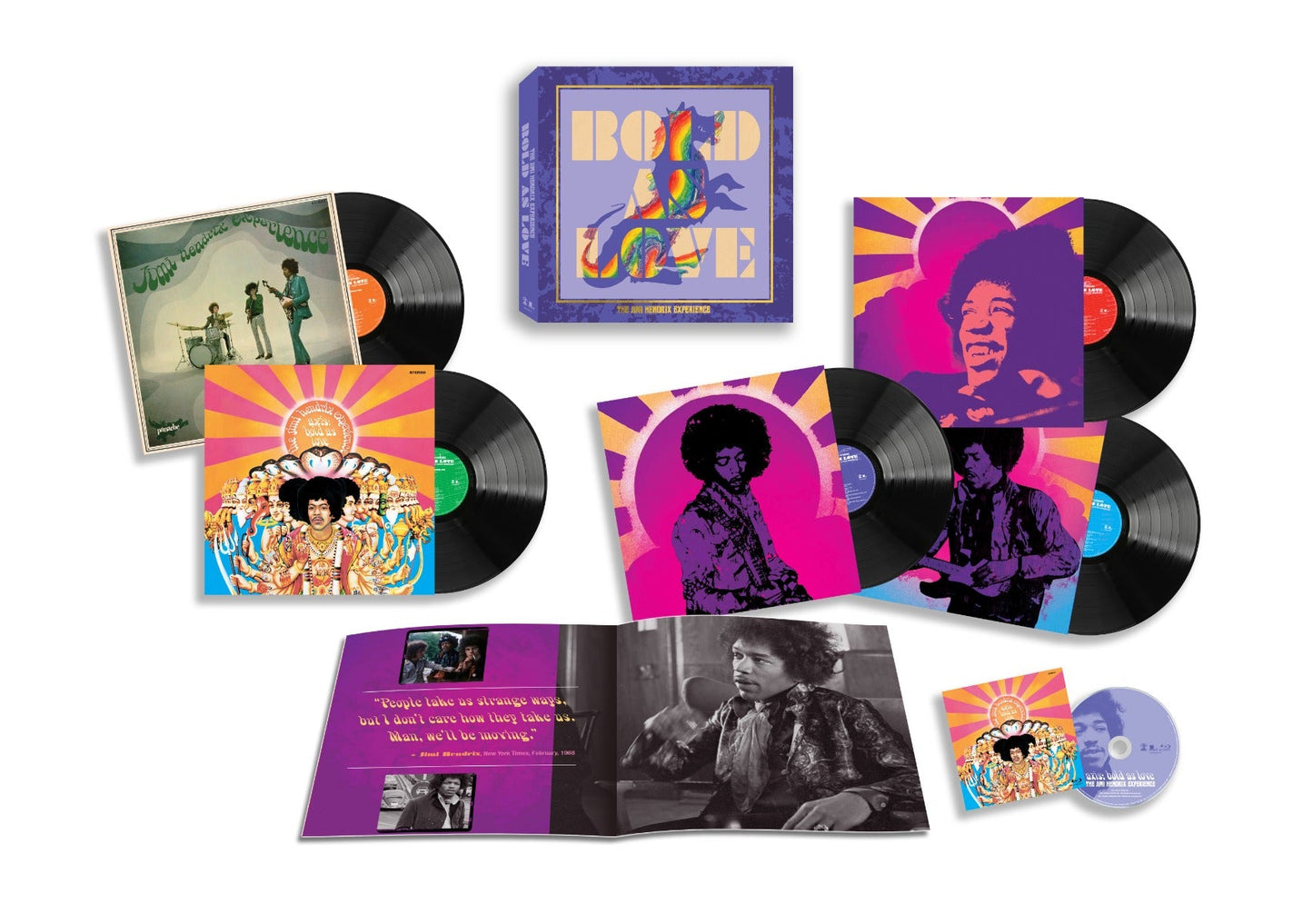 The Jimi Hendrix Experience - Bold As Love (5x VINYL + BluRay Box Set) | Mint (M) Mint (M)-
