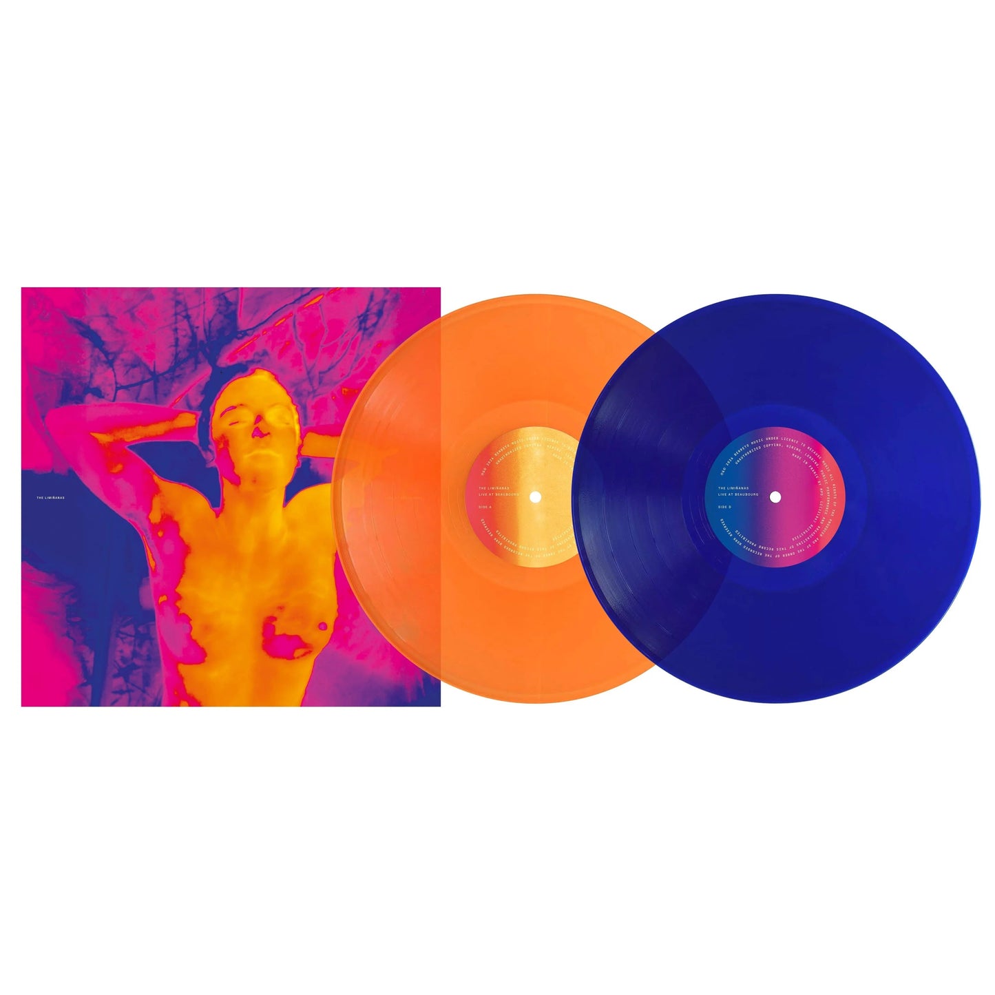 The Limiñanas - (PRESALE 6/19/26) Live At Beaubourg (CLEAR BLUE CLEAR ORANGE 2xVINYL) | Mint (M) Mint (M)-